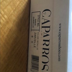 Silver strappy sandels